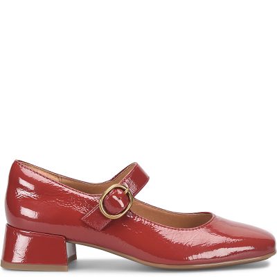 Laura shown in Red Patent (Red)